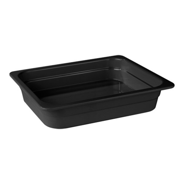 Gastronorm bak zwart melamine | 1/2 GN | 32,5x26,5x6,5(h)cm