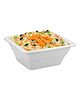 EMGA Gastronorm bak wit melamine | 1/6 GN | 17,6x16,2x6,5(h)cm 