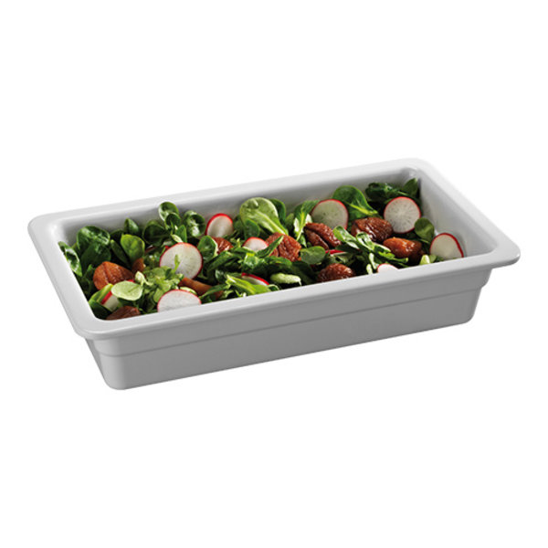Gastronorm bak wit melamine | 1/3 GN | 32,5x17,6x6,5(h)cm