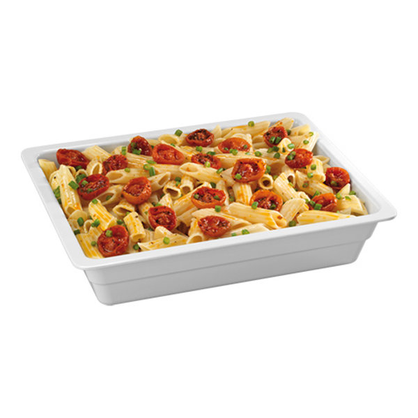 Gastronorm bak wit melamine | 1/2 GN | 32,5x26,5x6,5(h)cm