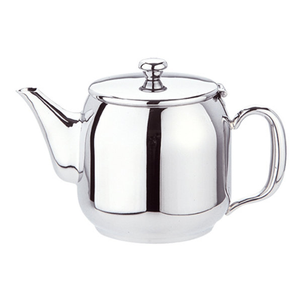 Theepot | RVS | Hoogglans Gepolijst | Met Deksel | 0.35L | Ø100x90(h)mm