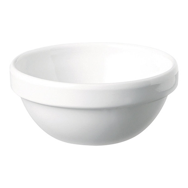 Serveerschaal | Melamine | Wit | 2cl | Per Stuk | Ø60x25(h)mm