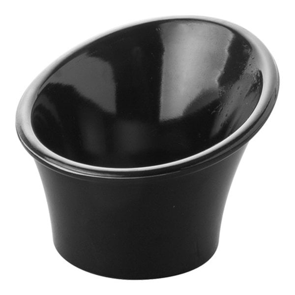 Serveerschaal | Melamine | Zwart | 7.5cl | Per Stuk | Ø75x60(h)mm