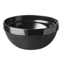 EMGA Serveerschaal | Melamine | Zwart | 180cl | Per Stuk | Ø200x92(h)mm