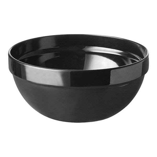 Serveerschaal | Melamine | Zwart | 50cl | Per Stuk | Ø140x65(h)mm