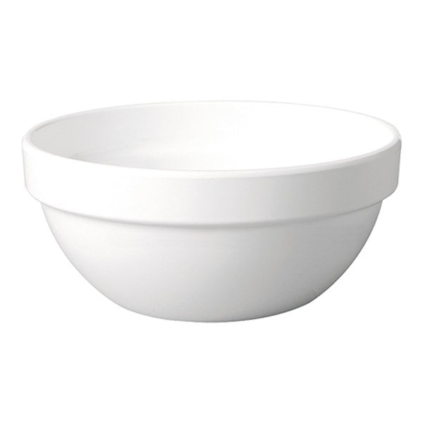 Serveerschaal | Melamine | Wit | 180cl | Per Stuk | Ø200x92(h)mm