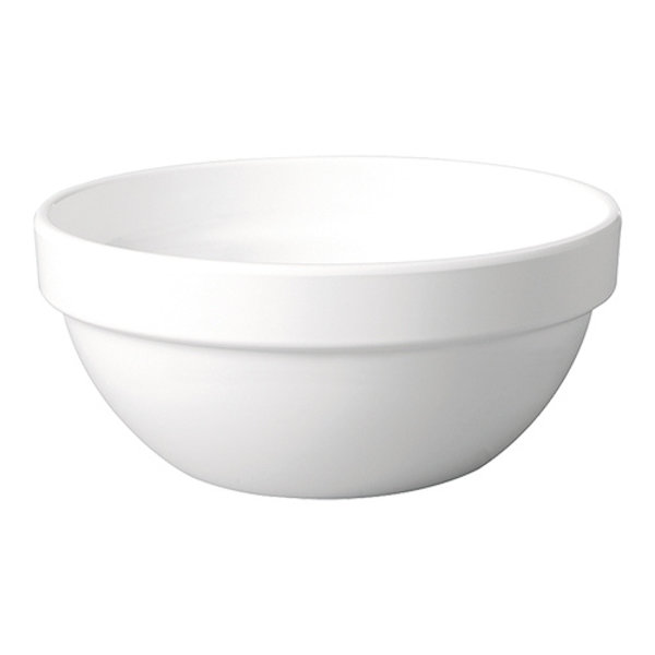 Serveerschaal | Melamine | Wit | 50cl | Per Stuk | Ø140x65(h)mm