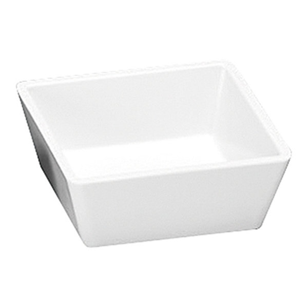 Serveerschaal | Melamine | Wit | Per Stuk | 90x90x35(h)mm