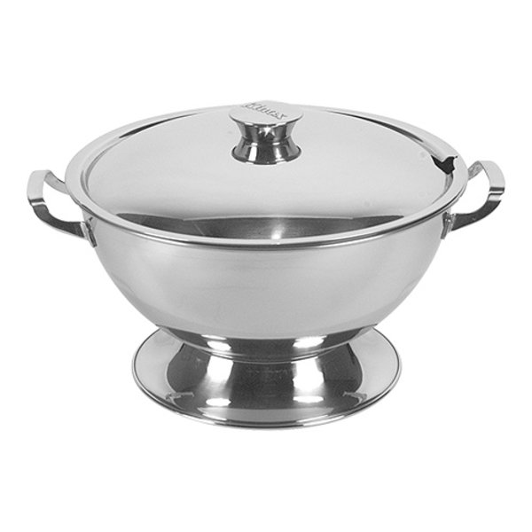Soepterrine | RVS | Met Deksel | 1L | Ø170x100(h)mm