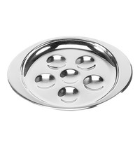 EMGA Slakkenschaal RVS met 6 gaten Ć19cm EMGA Slakkenschaal RVS met 6 gaten Ć19cm