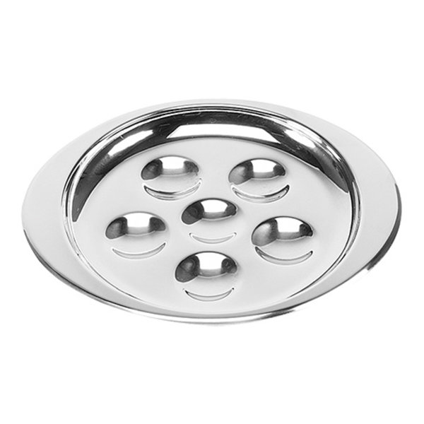 Slakkenschaal | RVS | 6 Gaten | Ø190mm