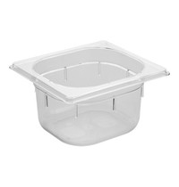 CaterChef Gastronorm Bak | Polycarbonaat | 1.5L | 1/6GN | 176x162x100(h)mm 