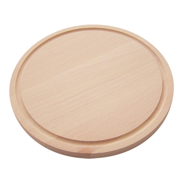 Snijplank | Beukenhout | Sapgeul | Ø280x20(h)mm