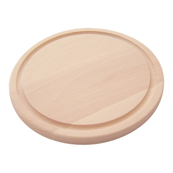 Snijplank | Beukenhout | Sapgeul | Ø250x20(h)mm