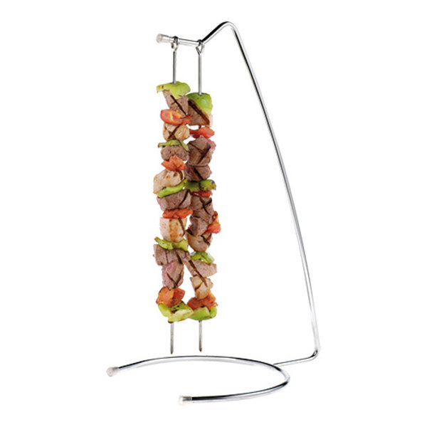 Serveerspies Standaard | RVS | Incl. 2 Spiesen 350mm | Voor borden Vanaf 25cm | 280x230x470(h)mm