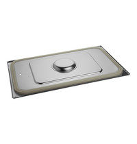 CaterChef Gastronorm Deksel | Siliconen Rand | 1/1 GN | 530x325mm