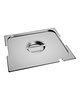 CaterChef Gastronorm Deksel | RVS | Lepel + Greepuitsparing | 2/3 GN | 354x325mm 