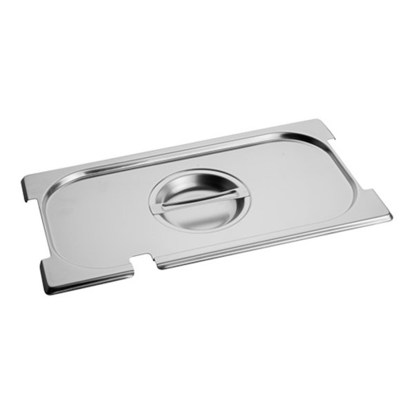 Gastronorm Deksel | RVS | Lepel + Greep uitsparing | 1/3 GN | 325x176mm