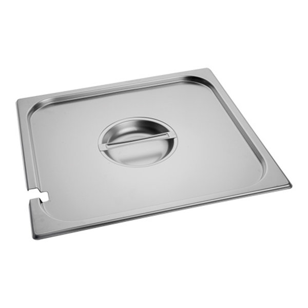 Gastronorm deksel RVS met lepel uitsparing | 2/3 GN | 354x325mm
