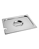 CaterChef Gastronorm deksel RVS met lepel uitsparing | 1/2 GN | 325x265mm 