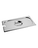 CaterChef Gastronorm deksel RVS met lepel uitsparing | 1/3 GN | 325x176mm 