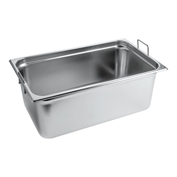 Gatronorm bak RVS met grepen | 27,8 liter | 1/1 GN | 530x325x200(h)mm