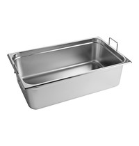 EMGA Gatronorm bak RVS met verzonken grepen | 1/1 GN 530x325x150(h)mm EMGA Gatronorm bak RVS met verzonken grepen | 1/1 GN 530x325x150(h)mm