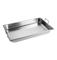 CaterChef Gastronorm bak RVS met grepen | 8,8 liter | 1/1 GN | 530x325x65(h)mm