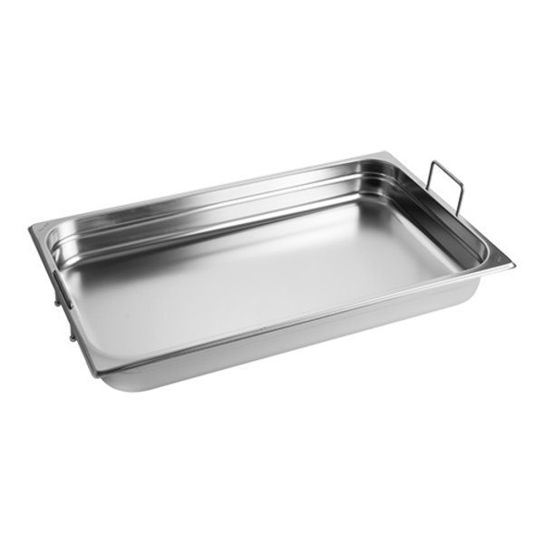 Gastronorm bak RVS met grepen | 8,8 liter | 1/1 GN | 530x325x65(h)mm