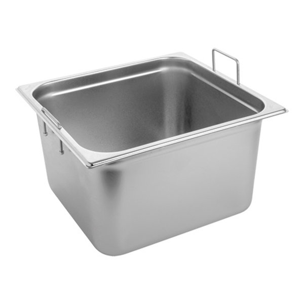 Gastronorm bak RVS met grepen | 17 liter | 2/3 GN | 354x325x200(h)mm