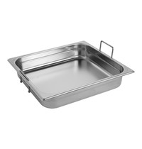 EMGA Gastronorm bak RVS met verzonken grepen | 2/3GN | 354x325x65(h)mm EMGA Gastronorm bak RVS met verzonken grepen | 2/3GN | 354x325x65(h)mm