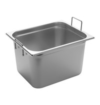 EMGA Gastronorm bak RVS met verzonken grepen | 1/2GN | 325x265x200(h)mm EMGA Gastronorm bak RVS met verzonken grepen | 1/2GN | 325x265x200(h)mm