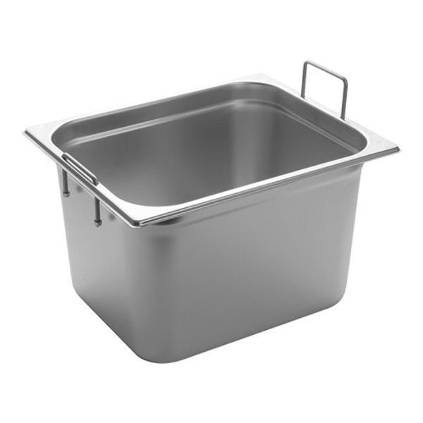 Gastronorm bak RVS met grepen | 12 liter | 1/2GN | 325x265x200(h)mm