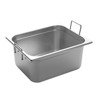 EMGA Gastronorm bak RVS met verzonken grepen | 1/2GN | 325x265x150(h)mm EMGA Gastronorm bak RVS met verzonken grepen | 1/2GN | 325x265x150(h)mm