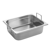 EMGA Gastronorm bak RVS met verzonken grepen | 1/2GN | 325x265x100(h)mm EMGA Gastronorm bak RVS met verzonken grepen | 1/2GN | 325x265x100(h)mm