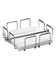 EMGA Servet Standaard | Verchroomd | 140x140x70(h)mm 
