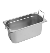 EMGA Gastronorm bak RVS met verzonken grepen | 1/3GN | 325x176x100(h)mm EMGA Gastronorm bak RVS met verzonken grepen | 1/3GN | 325x176x100(h)mm