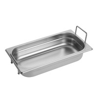 EMGA Gastronorm bak RVS met verzonken grepen | 1/3GN | 325x176x65(h)mm EMGA Gastronorm bak RVS met verzonken grepen | 1/3GN | 325x176x65(h)mm