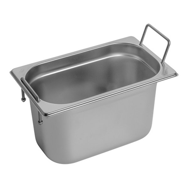 Gastronorm Bak | RVS | Met Grepen | 3.8L | 1/4GN | 265x162x150(h)mm