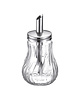 Westmark Suikerstrooier | RVS/Glas | 0.28L | 150(h)mm 