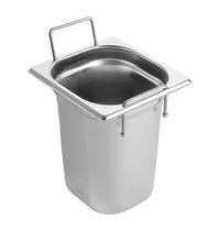 CaterChef Gastronorm Bak | RVS | Met Grepen | 3.1L | 1/6GN | 176x162x200(h)mm