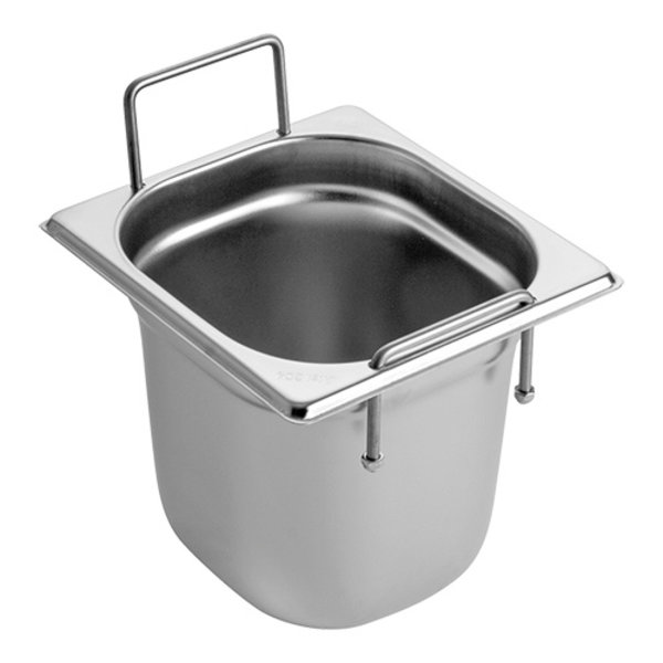 Gastronorm Bak | RVS | Met Grepen | 2.3L | 1/6GN | 176x162x150(h)mm