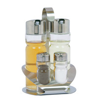 EMGA Menage | 4-delig | RVS/Glas | 190(h)mm