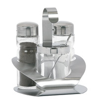 EMGA Menage | 3-delig | RVS/Glas | 120(h)mm