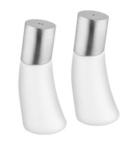 EMGA Peper/Zoutstrooier | Porselein | RVS | 2 Stuks | 100(h)mm