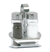 EMGA Menage 2-delig RVS/Glas 12(h)cm EMGA Menage 2-delig RVS/Glas 12(h)cm