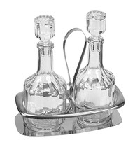 EMGA Menage | 2-delig | RVS/Glas | 170(h)mm