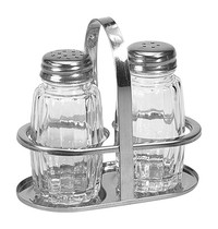 EMGA Menage 2 delig RVS/Glas 11(h)cm EMGA Menage 2 delig RVS/Glas 11(h)cm