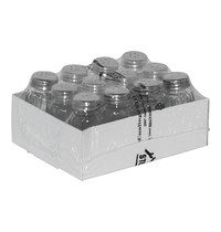 EMGA Peperstrooier | RVS/Glas | 12 Stuks | 80(h)mm