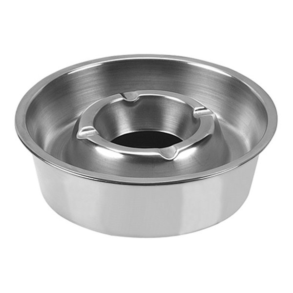 Terras Asbak | RVS | Ø160x41(h)mm